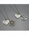 Compass Necklace Keychains Friends Sisters