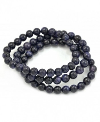 Paialco Blue Goldstone Stretch Beaded Bracelet- Pack of 3 - CH11A1CCAOL