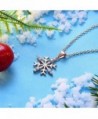 KAVANI Snowflake Pendant Necklace Christmas