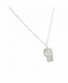 Lux Accessories Whistle Referee Ref Pave Pendant Necklace. - C811R6HYWBP