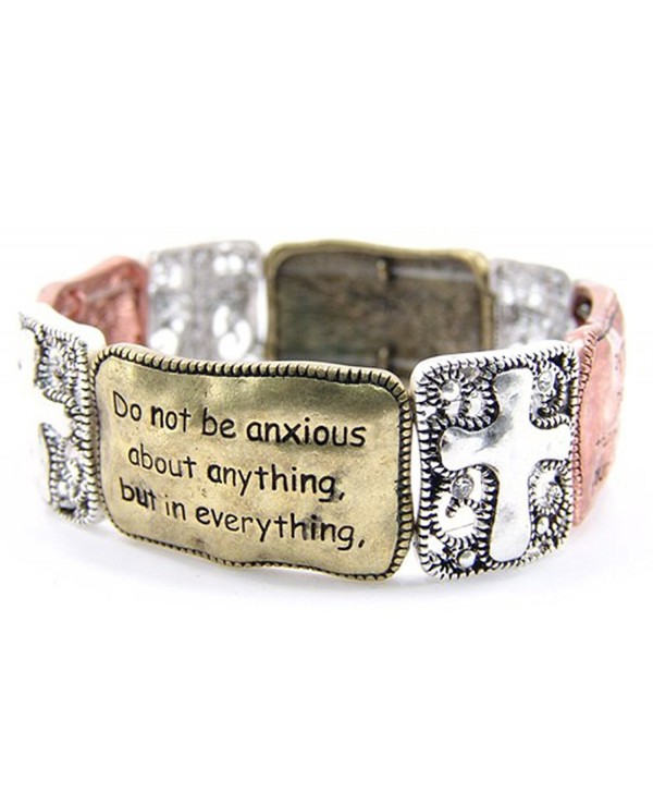 4030036 Christian Scripture Religious Bracelet Philippians 4:6-7 - C1115THASYD