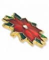 PinMarts Christmas Poinsettia Rhinestone Holiday