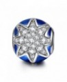 NinaQueen "Twinkle Star" 925 Sterling Silver Gemstone Dark Blue Bead Charms - C712NTWNDCB