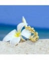 Sterling Silver Plumeria Eternity Yellow in Women's Wedding & Engagement Rings