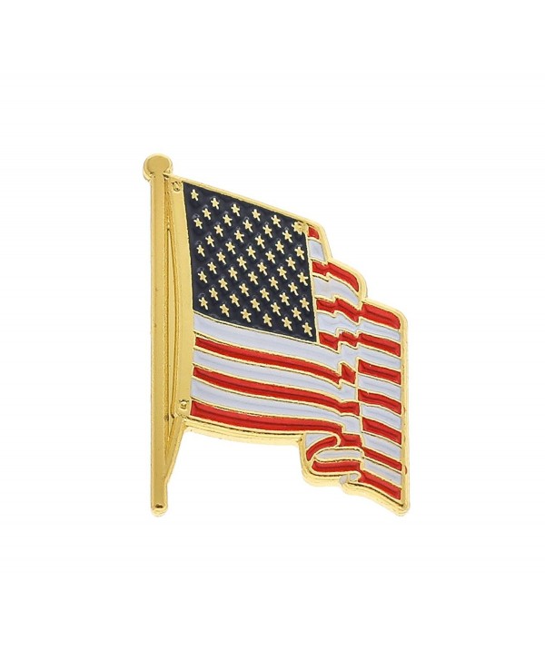 American Flag Pin For Suit Made In USA Lapel Pin (10 Pins) By Antek - CM18503774N