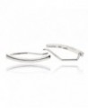 Sovats Curved Earring Sterling Rhodium - CD12CL85V3L