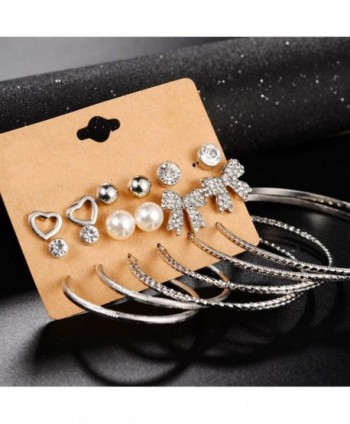 Cyntan Earring Shape Rhinestone Earrings in Women's Stud Earrings