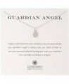 Dogeared 'Guardian Angel' Charm Bead Sterling Silver Chain Necklace - C9187GXMMLM