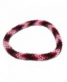 Crochet Glass Seed Bead Bracelet Roll on Bracelet Nepal Bracelet SB252 - CY127W64F3T