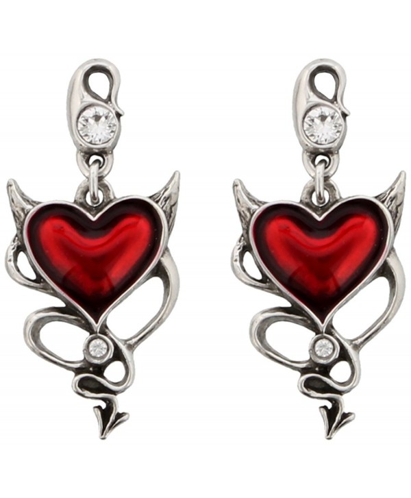 Devil Heart Pair of Earrings by Alchemy UL17 - CB11PCTX6H5