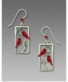 Sienna Sky Cardinals Painted Earrings in Women's Drop & Dangle Earrings