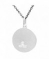Sterling Silver Michael Medal Necklace