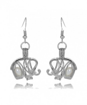 HENGSHENG Freshwater Cultured Elephant Earrings - Style 9 - CJ184AWIAKL