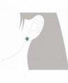 Sterling Silver Synthetic Turtle Earrings in Women's Stud Earrings