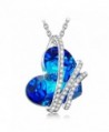 NinaQueen "Obsessed" 925 Sterling Silver Pendant Necklace Made with SWAROVSKI Crystal - C712HS2TA09