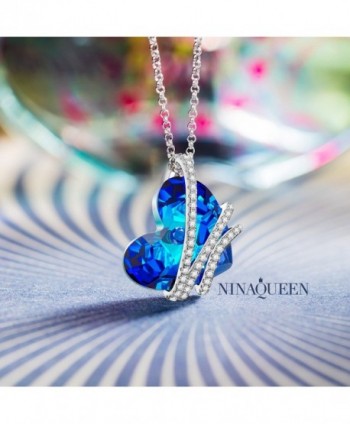 NinaQueen Sterling Necklace Swarovski anniversary in Women's Pendants