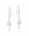 Melody Musical Treble Sterling Earrings