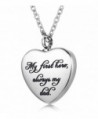 Udalyn Cremation Necklace Keepsake Memorial Pendant Heart Shaped Urn Chain for Parents Friends Lovers - C6187LMRGKG