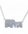 NOVICA .925 Sterling Silver Handmade Elephant Pendant Necklace- 17.5" 'Family Love' - C411CGY7229