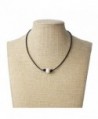 Bonnie Handmade Freshwater Necklace Leather