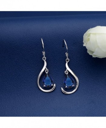 EVER FAITH Sterling Teardrop Earrings