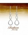 YFN Valentines Sterling Infinity Earrings