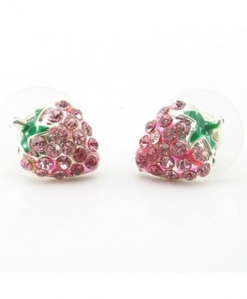 DaisyJewel Bling Berry Stud Earrings - CG11FDP21FV