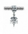 Bling Jewelry Caduceus Dangle Sterling