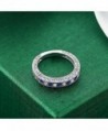 Created Sapphire Sterling Silver Wedding in Women's Wedding & Engagement Rings