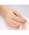 Stainless Steel White Enamel Plain in Women's Wedding & Engagement Rings