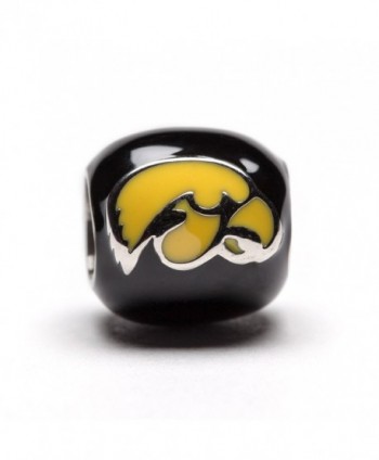 Hawkeyes Black Yellow Block Round