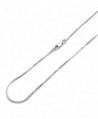 Sterling Silver 1.2mm Italian 8 Sided Diamond Cut Snake Chain Necklace(16"~30" Inch) - CN118SHF8YH