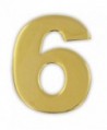 PinMart's Gold Numerical Number Six 6 Lapel Pin - CN11JZU0WRT