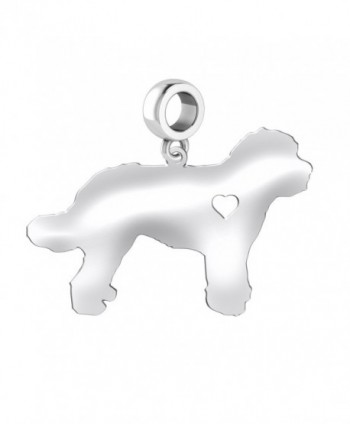 Golden Doodle Dog Charm | Golden Doodle Charm | Fits All European Style Bracelets | Sterling Silver - CJ12O375ONQ