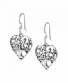 Romantic Sterling Silver Dangle Earrings