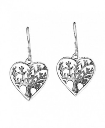 Romantic Sterling Silver Dangle Earrings in Women's Drop & Dangle Earrings