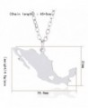 Silver Stainless Pendant Necklace Mexico