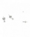 2MM Tiny Clear Ice White CZ 925 Sterling Silver Solitaire Stud Post Earrings Second Hole Cartilage - CL12EZKQHTP