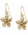 1928 Jewelry Le Marais Gold-Tone Flower Drop Earrings - CH11MY5RTBT