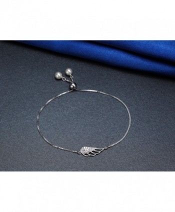 Womens Angel Bracelets Sterling Silver in Women's Link Bracelets