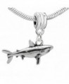  Shark 3d Dangle Charm Bead For Snake Chain Charm Bracelet - CG11I0ZKP6N