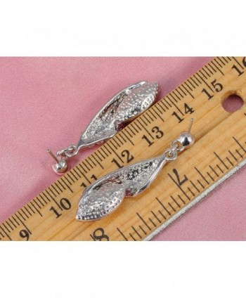 Alilang Silvery Rhinestones Dangle Earrings in Women's Drop & Dangle Earrings