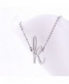 Stainless Womens Initial Pendant Necklace in Women's Chain Necklaces