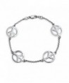 Bling Jewelry Sterling Silver Bracelet in Women's Link Bracelets