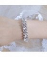 EVER FAITH Zirconia Bracelet Silver Tone in Women's Tennis Bracelets