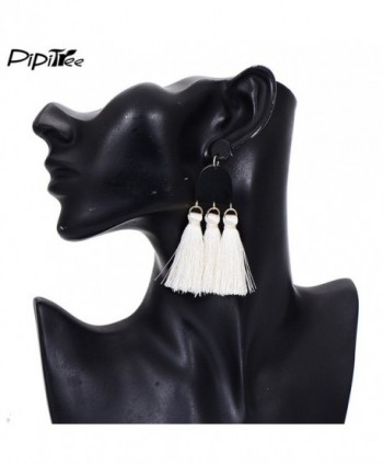 Pipitree Tassel Earrings Geometric Bohemia