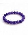 10mm Purple Stone Beads Buddhist Wrist Mala - CO117PUKT8D