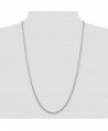 Sterling Silver 1 7mm Diamond Cut Necklace in Women's Chain Necklaces
