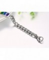 Jewelry Stainless Rainbow Lesbian Bracelet in Women's Link Bracelets