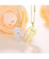 DAOCHONG Sterling Silver Couple Necklace in Women's Pendants